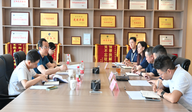 筑牢安全防线 严守安全底线 乐山产业投资集团领导到三汇安防开展安全生产、防汛减灾专项检查